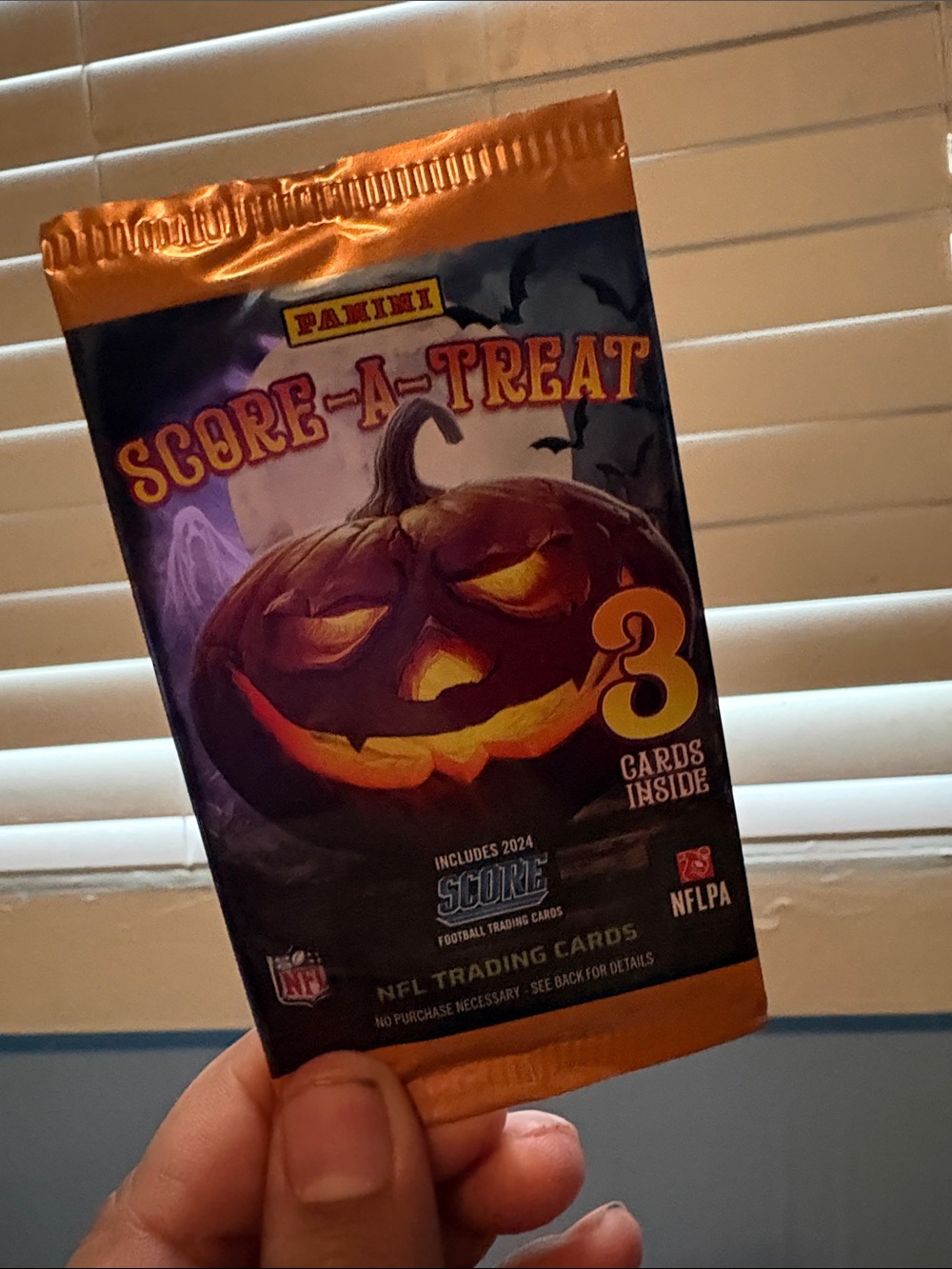 Score-A-Treat Trading Card Pack nfl